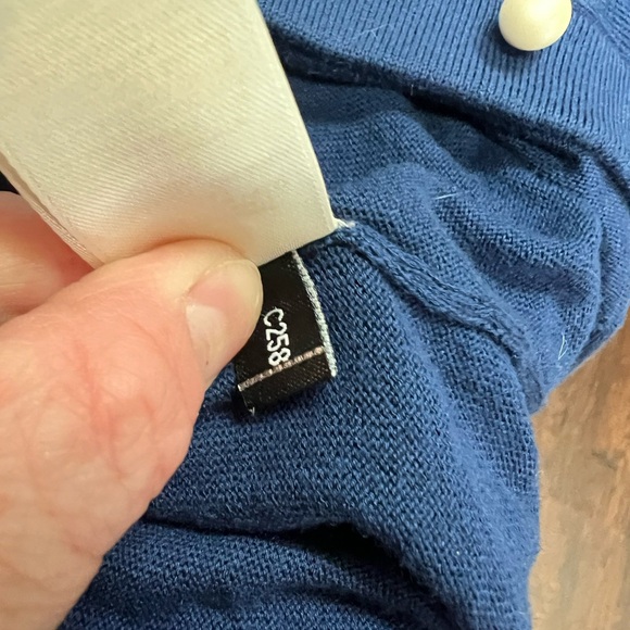 Kate Spade Pearl and Diamond / Crystal navy cardigan - small - Picture 4 of 7